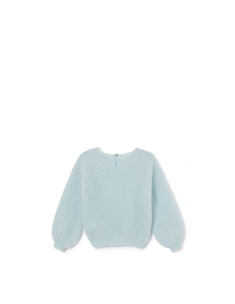 Il Gufo Light blue mohair wool sweater - picture 2 Il Gufo Light blue mohair wool sweater - picture 2