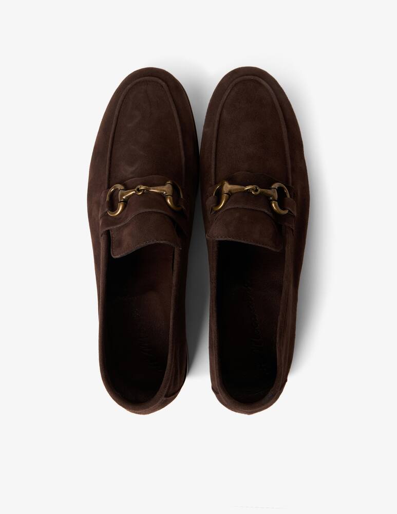 rinascente Il Mocassino Penny suede bit loafers
