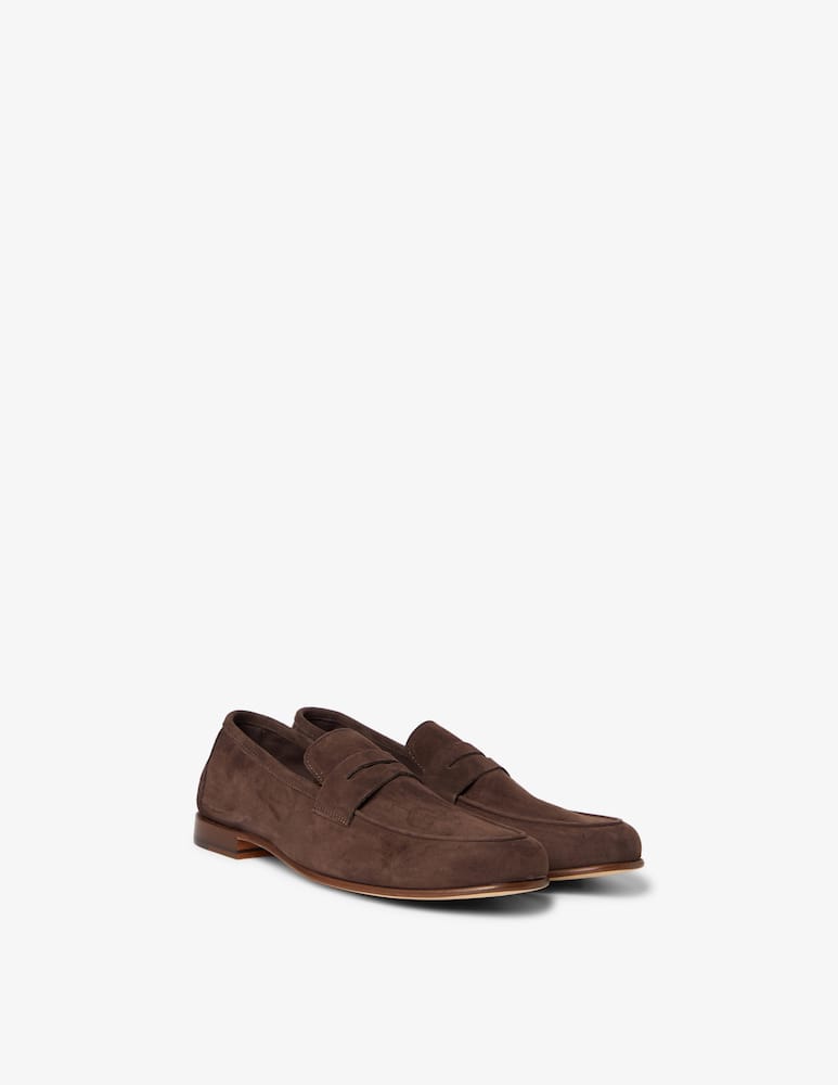rinascente Il Mocassino Penny suede loafers