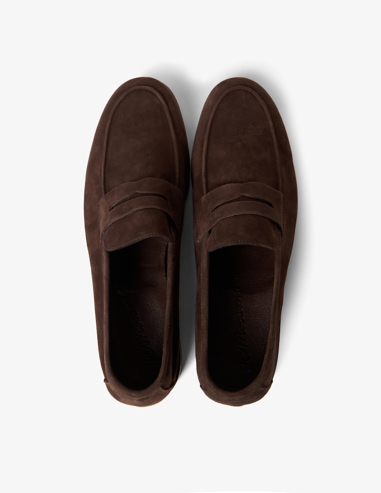 rinascente Il Mocassino Penny suede loafers
