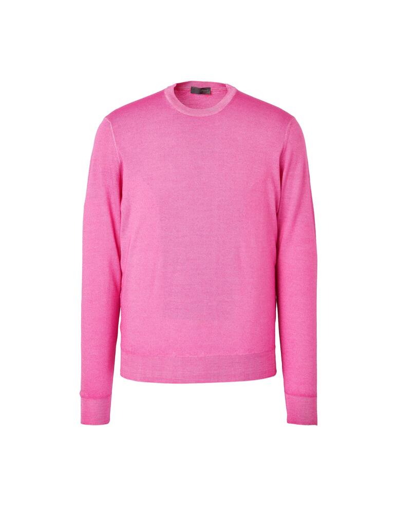 rinascente Drumohr Maglione girocollo in lana merino - rosa