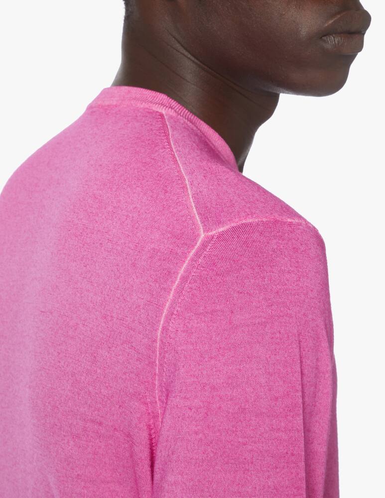 rinascente Drumohr Maglione girocollo in lana merino - rosa