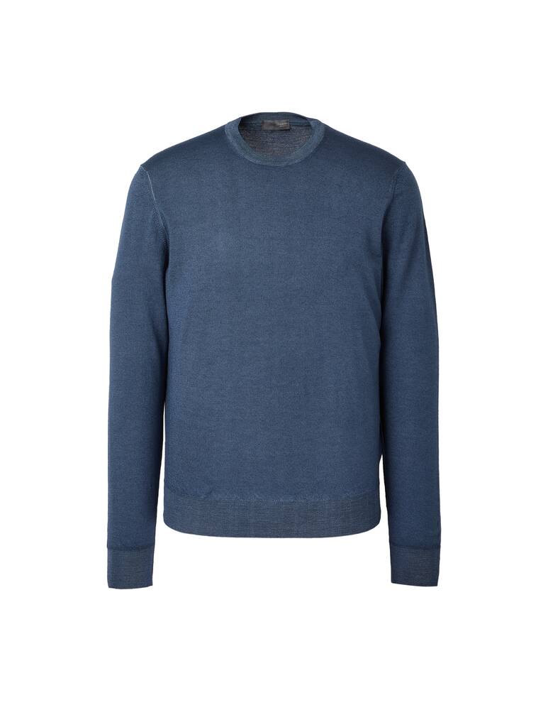 rinascente Drumohr Long sleeve roundneck sweater - blue