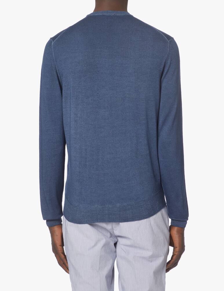 rinascente Drumohr Long sleeve roundneck sweater - blue