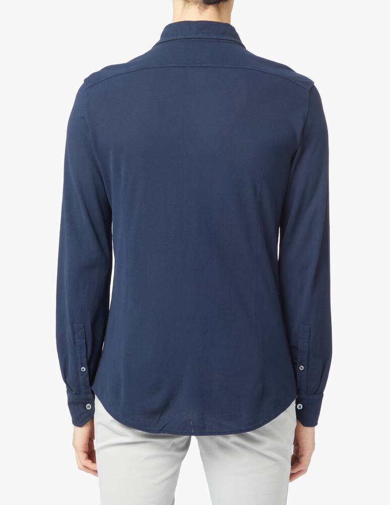 rinascente Drumohr Long sleeve polo shirt - blue