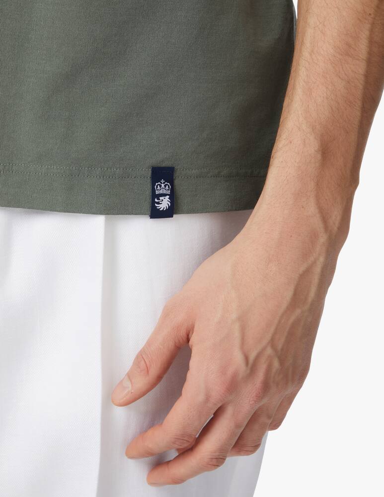 rinascente Drumohr Short sleeve polo shirt - green