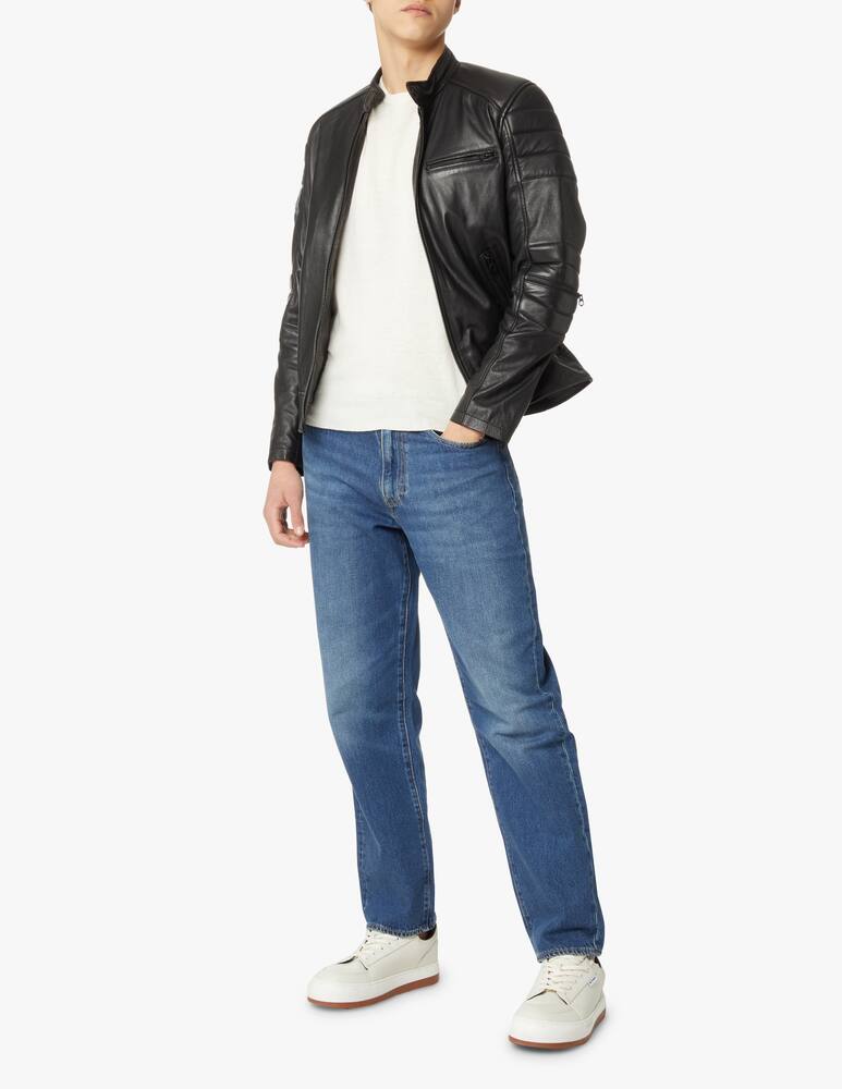 rinascente Drumohr Maglia girocollo misto lino - bianco