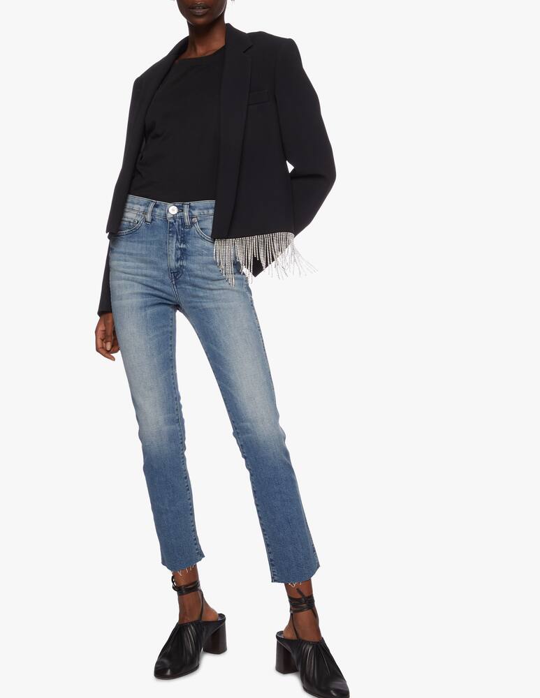 rinascente 3X1 Authentic crop high rise straight jeans