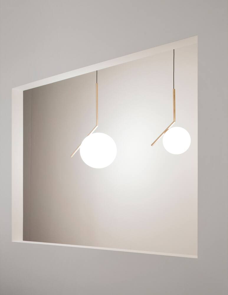 rinascente Flos IC Lights Suspension 2 lampada da soffitto - oro