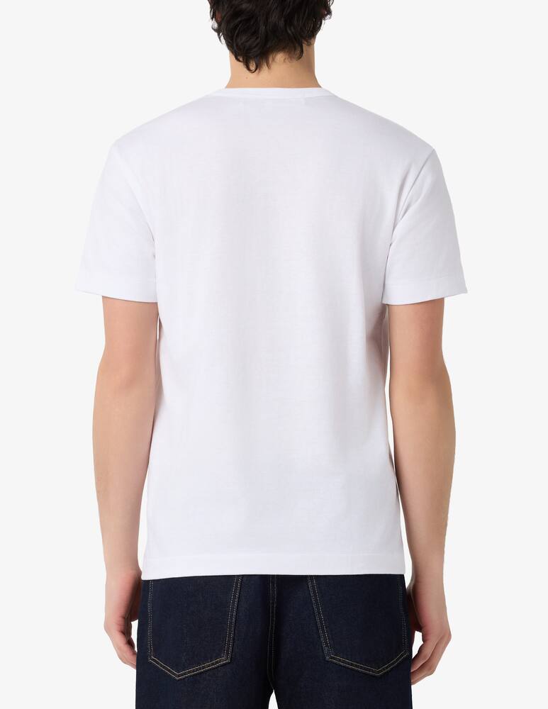 rinascente Comme des Garçons Play T-shirt con logo script inverted