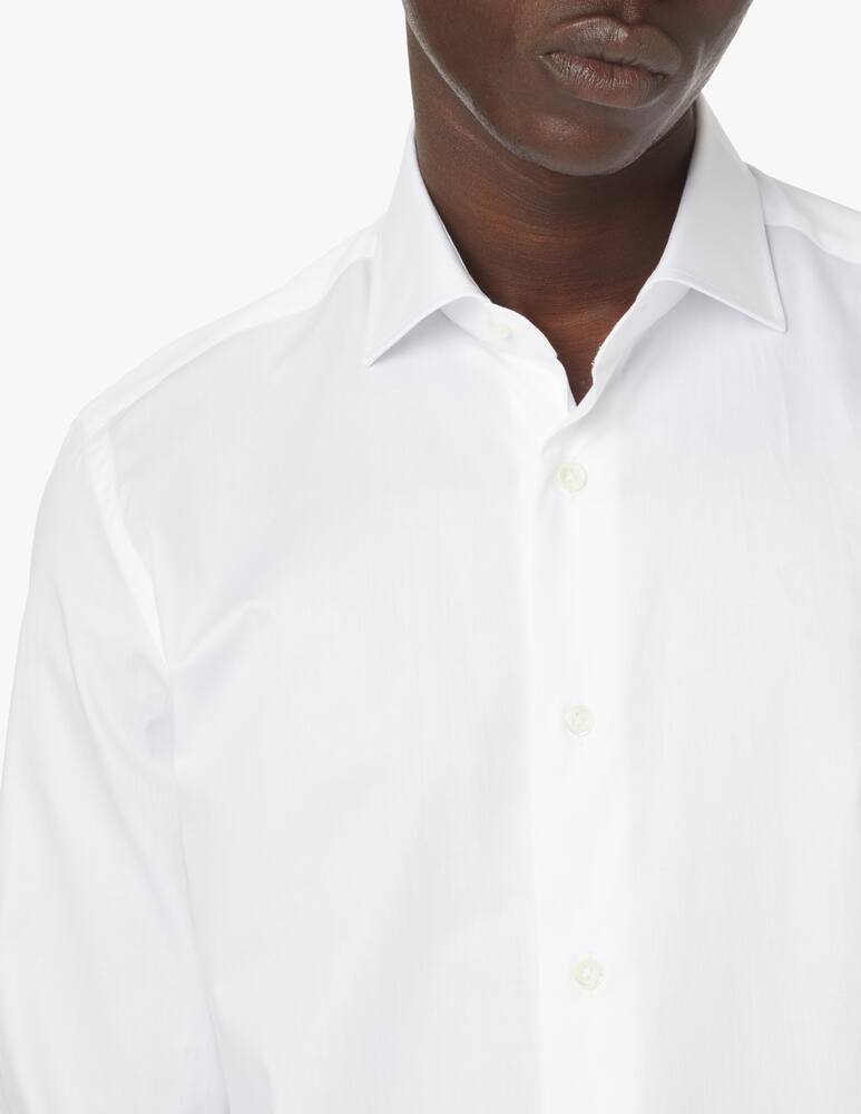 rinascente Mazzarelli Camicia micro twill tu - bianco