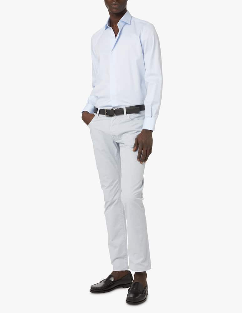 rinascente Mazzarelli Camicia micro twill tu - azzurro