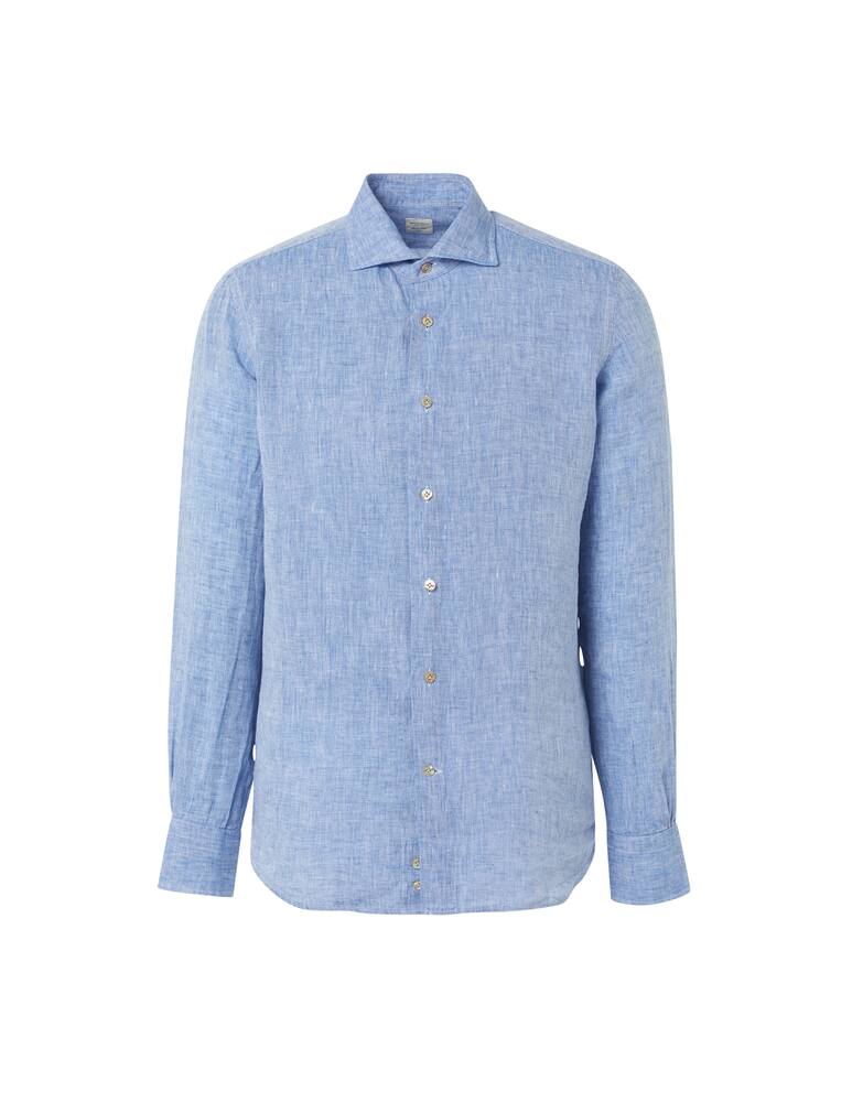 rinascente Mazzarelli Linen shirt - blue