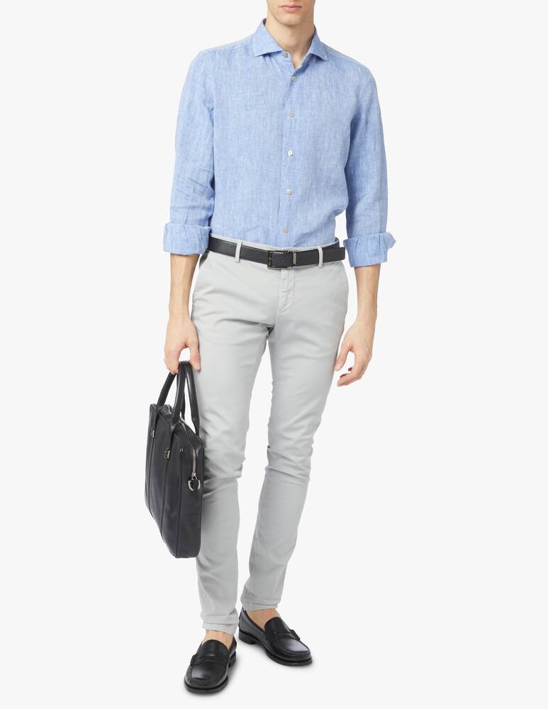 rinascente Mazzarelli Linen shirt - blue