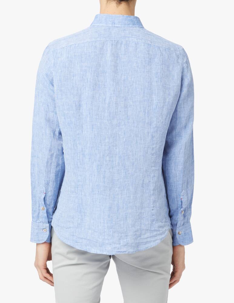 rinascente Mazzarelli Linen shirt - blue
