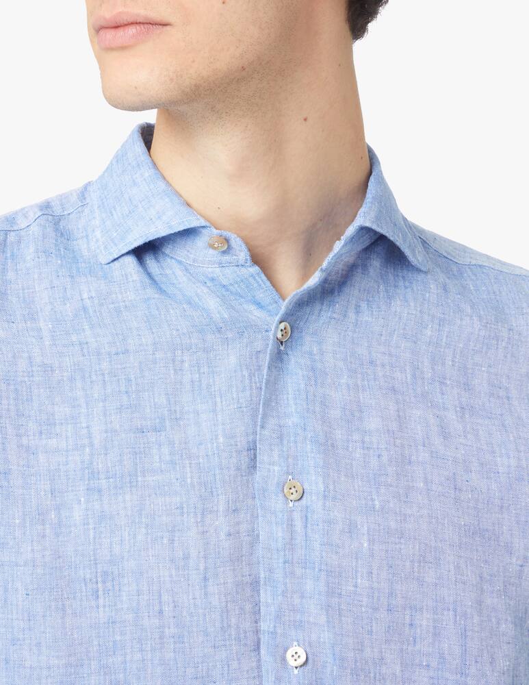 rinascente Mazzarelli Linen shirt - blue