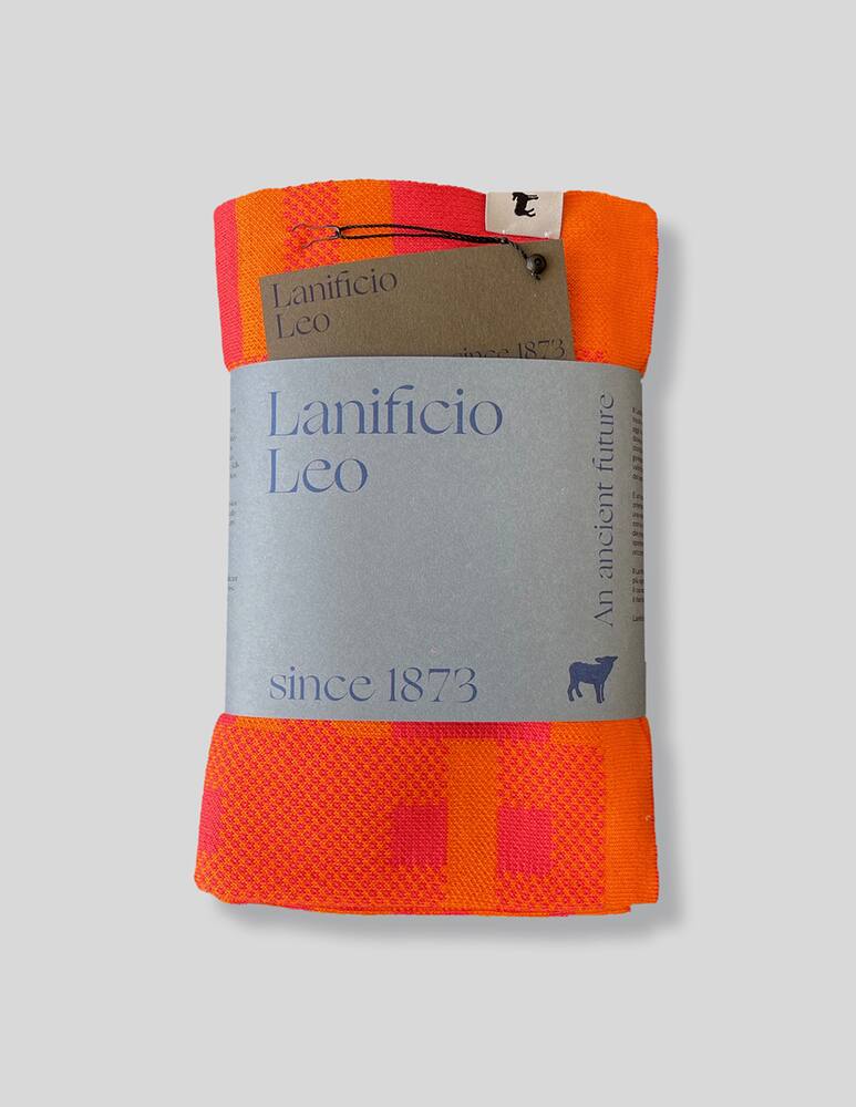 rinascente Lanificio Leo PlusMinus Bio Plaid - Arancione