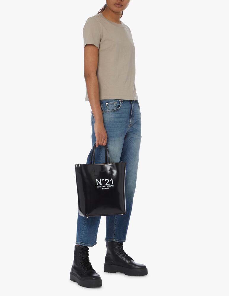 rinascente N°21 Santo spirito small tote bag - black