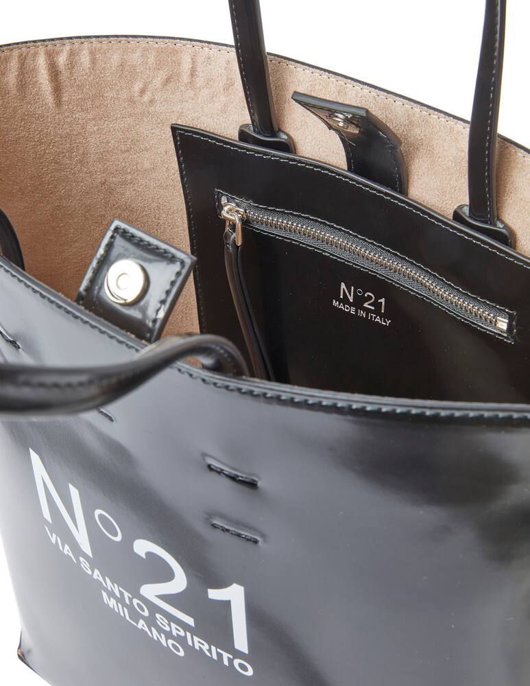 rinascente N°21 Santo spirito small tote bag - black