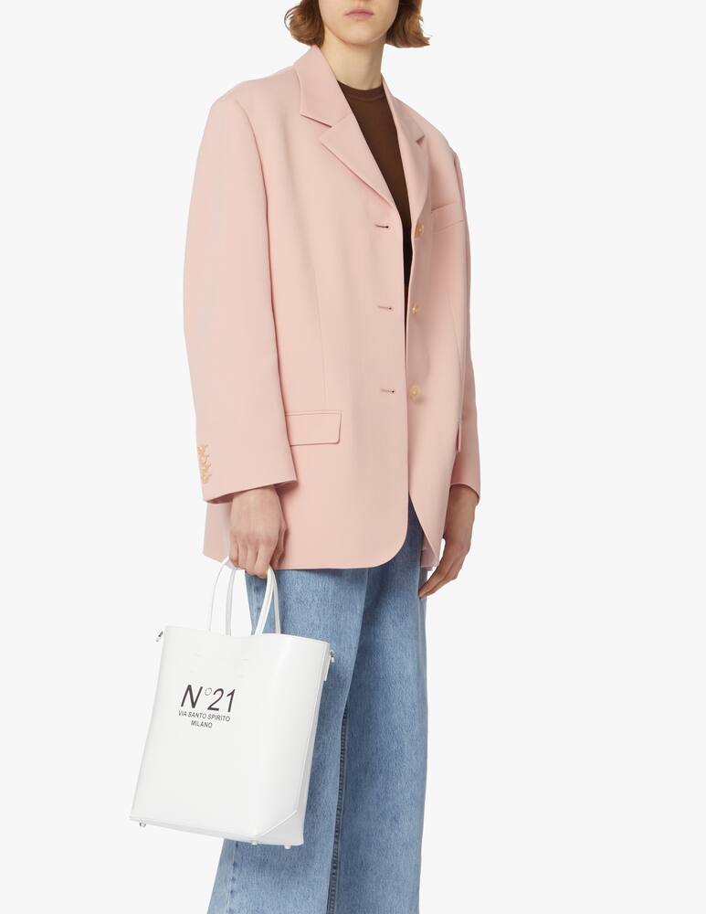 rinascente N°21 Borsa shopper Santo Spirito small - bianco