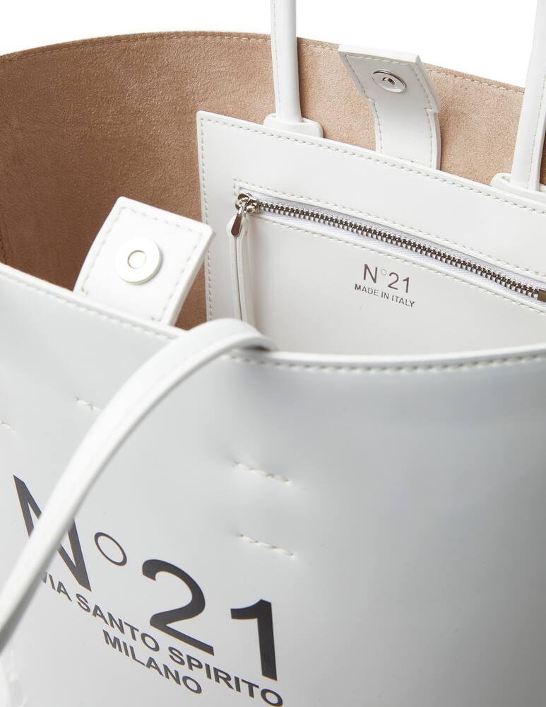 rinascente N°21 Borsa shopper Santo Spirito small - bianco