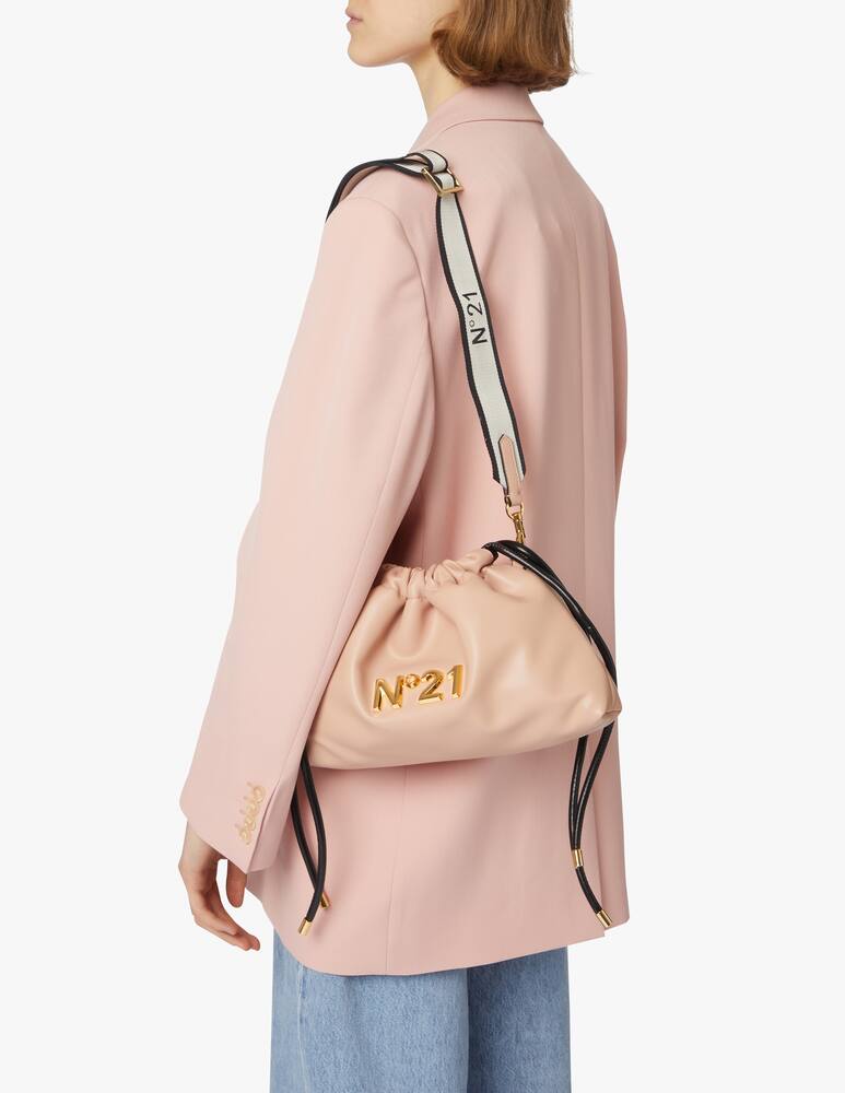 rinascente N°21 Eva S crossbody bag with coulisse - beige