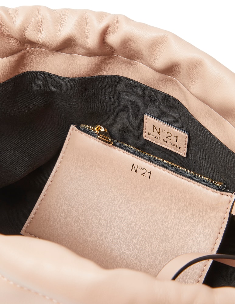 rinascente N°21 Eva S crossbody bag with coulisse - beige