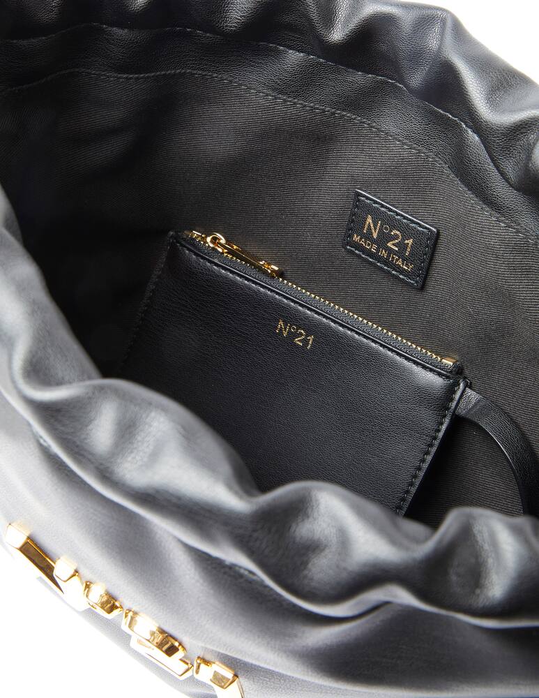 rinascente N°21 Eva S crossbody bag with coulisse - black