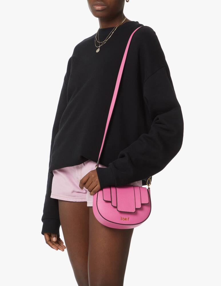 rinascente Ioef Borsa a tracolla mini in pelle Kim - rosa