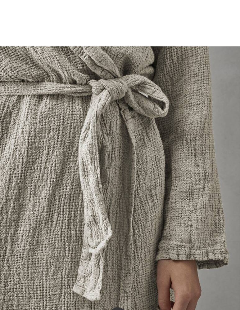 rinascente Society Lipe shawl bathrobe - beige