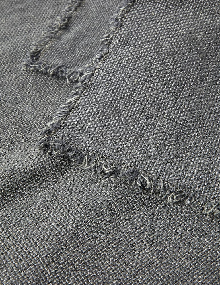 rinascente Society Maya tovaglietta americana in lino 40x50 - grigio