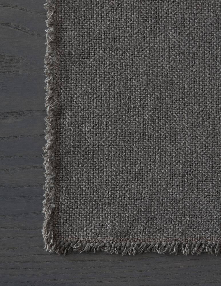 rinascente Society Maya tovaglietta americana in lino 40x50 - grigio