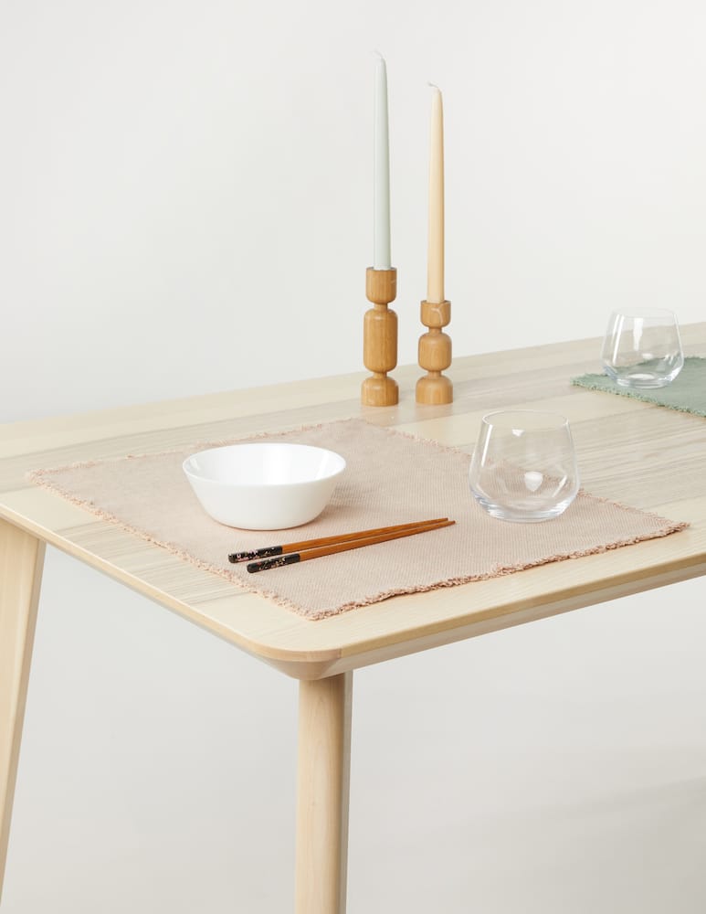 rinascente Society Maya tovaglietta americana in lino 40x50 - rosa