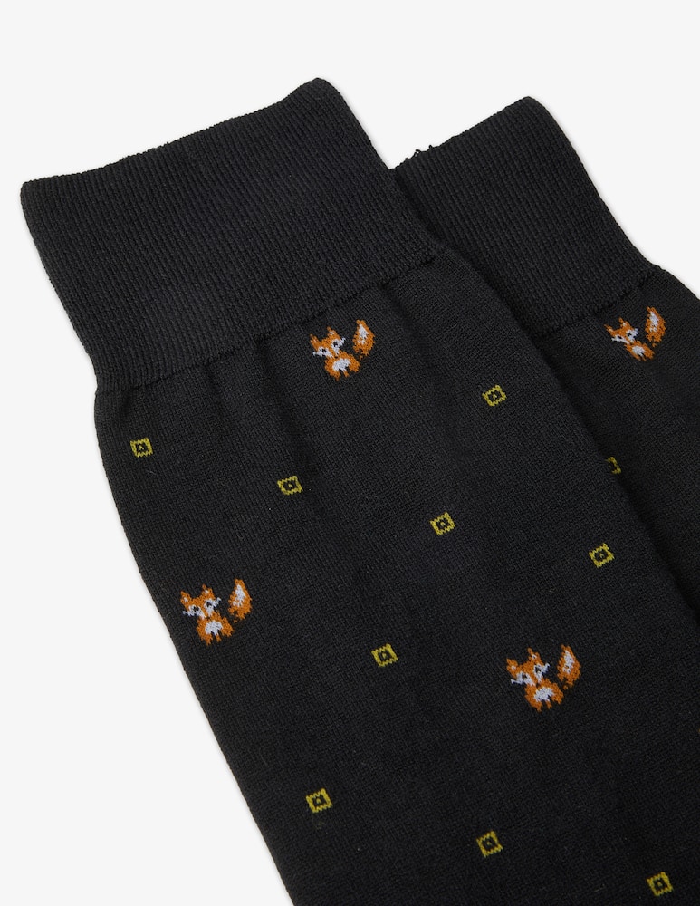 rinascente Sozzi Wool fox long socks