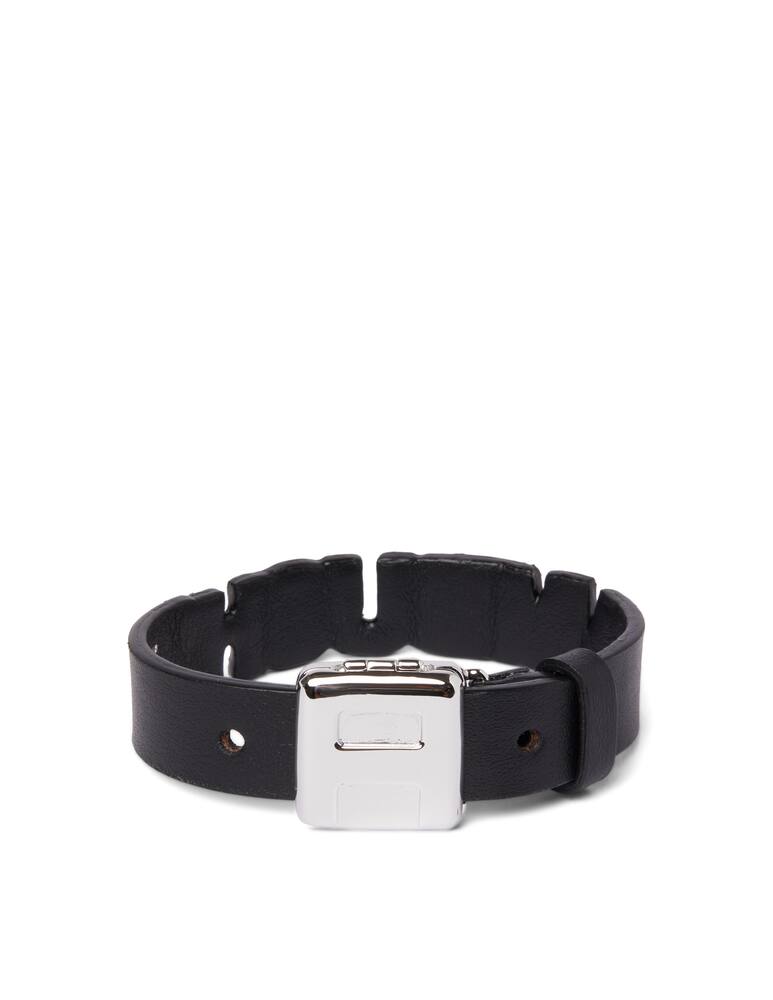 rinascente Ambush Logo lettering leather bracelet