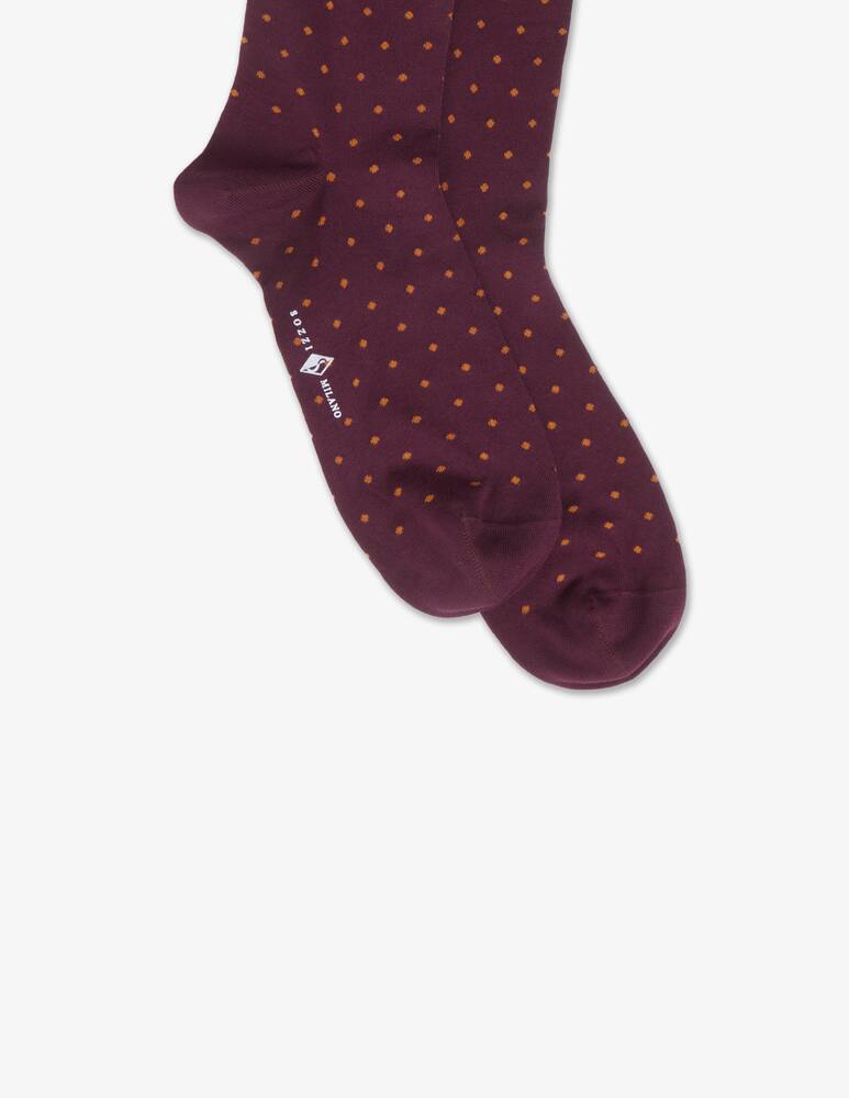 rinascente Sozzi Calza corta pois cotone