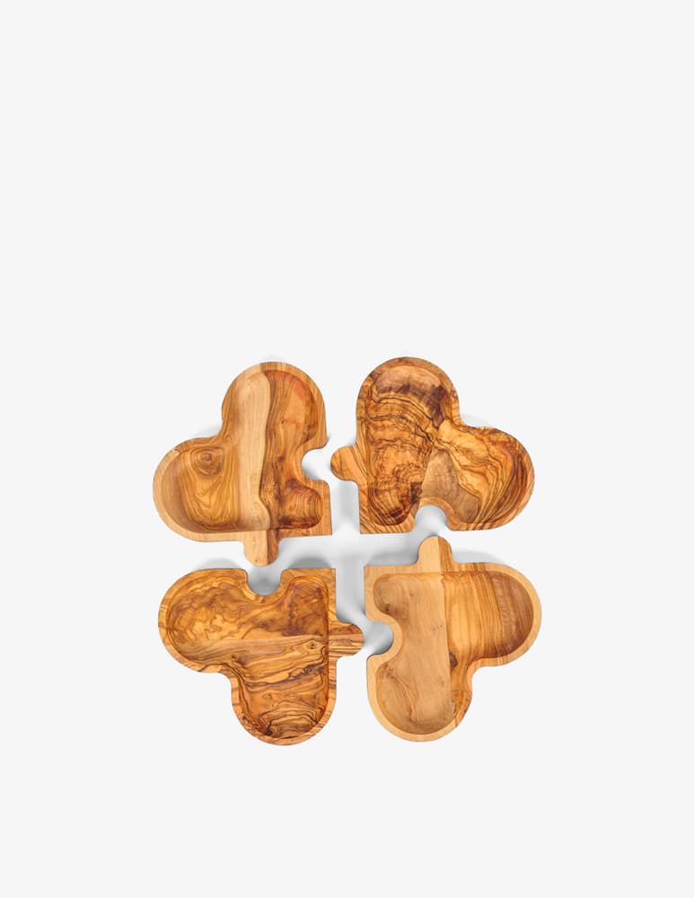 Arte Legno 4-Piece Heart-Shaped Aperitif Set - picture 1