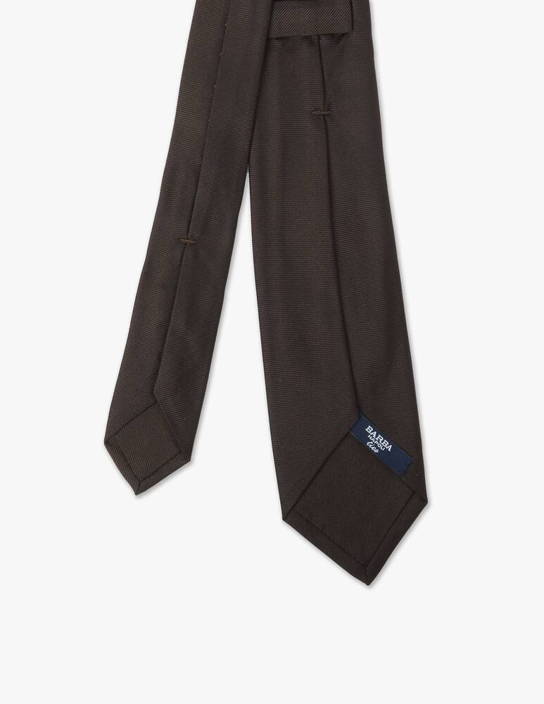 rinascente Barba Napoli Cravatta twill marrone