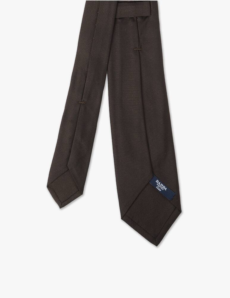 rinascente Barba Napoli Cravatta twill marrone