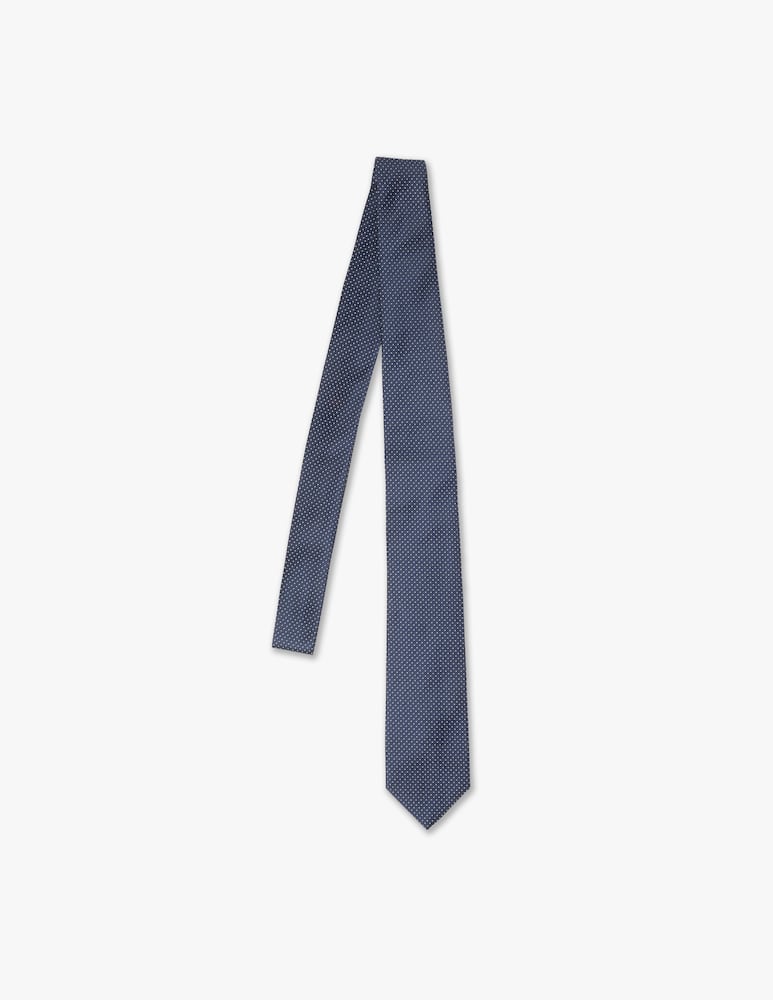 rinascente Barba Napoli Cravatta classica 4 punti blu