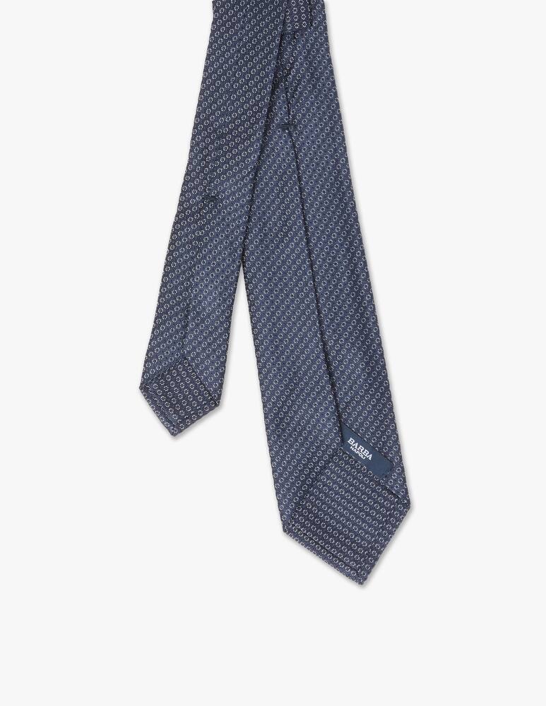 rinascente Barba Napoli Cravatta classica 4 punti blu