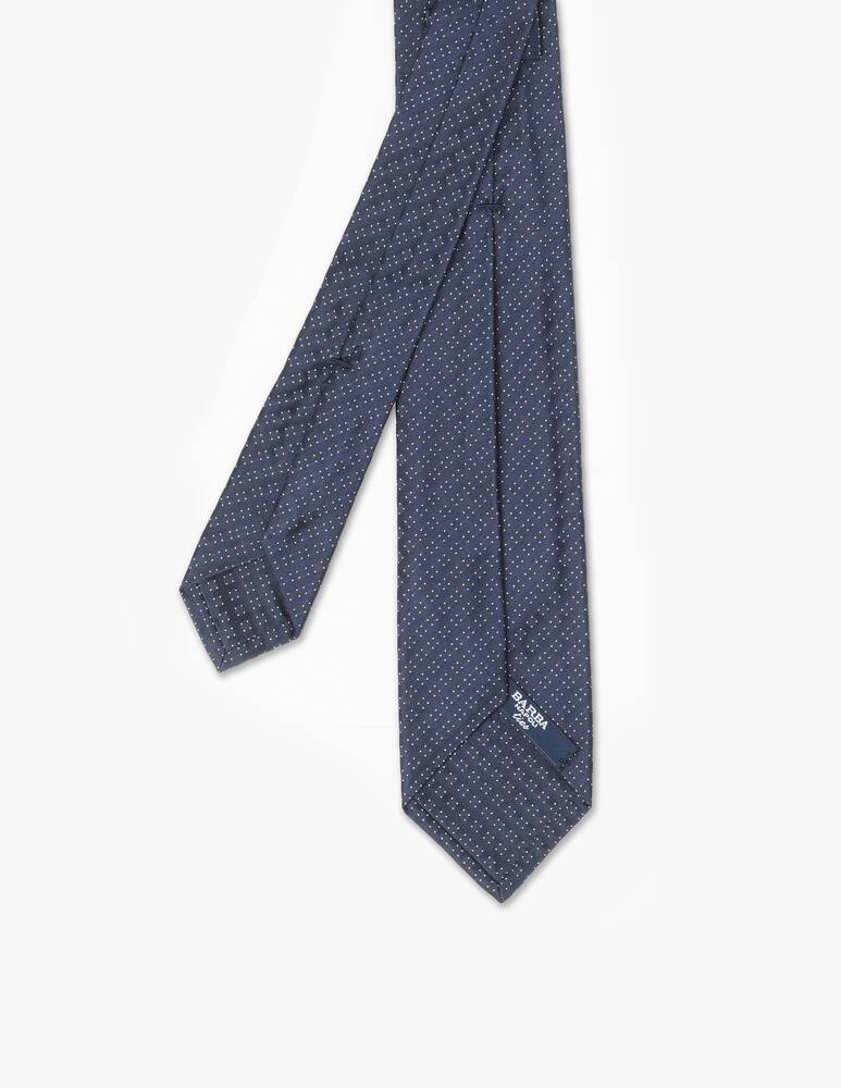 rinascente Barba Napoli Classic tie 4 points blue