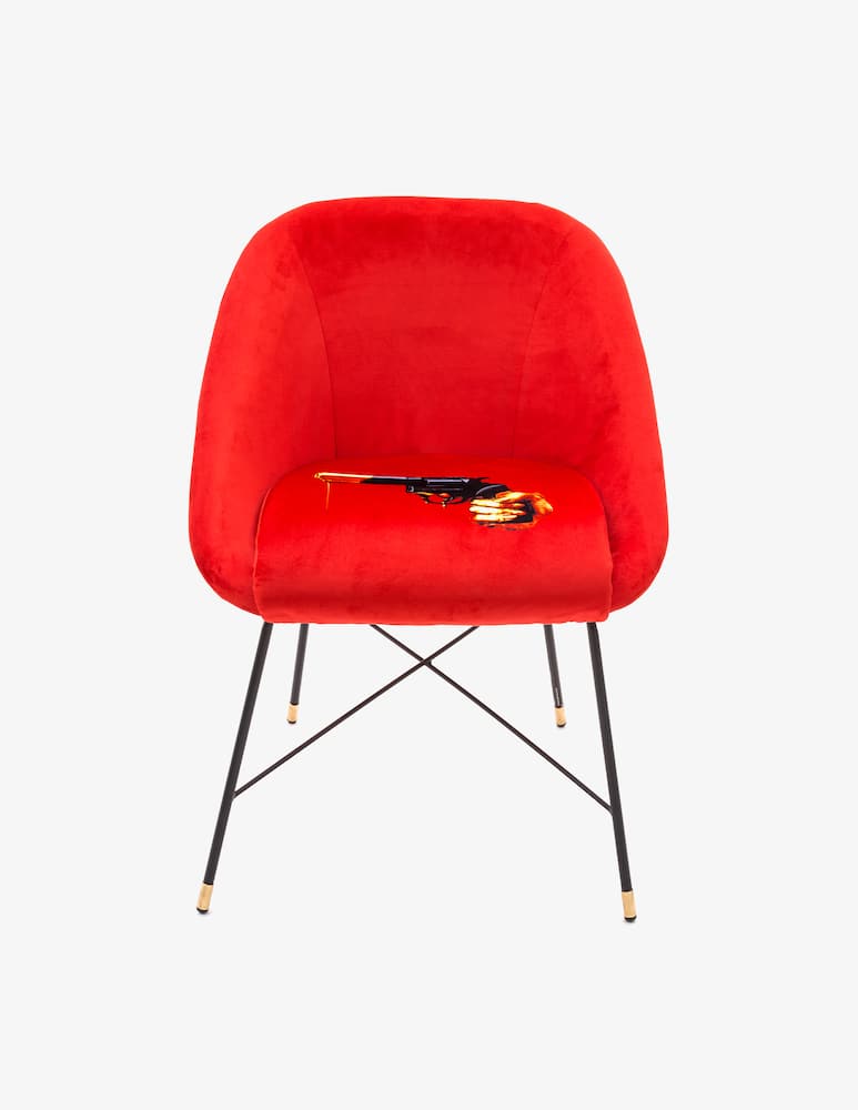 Seletti Sedia Toiletpaper Revolver - immagine 1 Seletti Sedia Toiletpaper Revolver - immagine 1