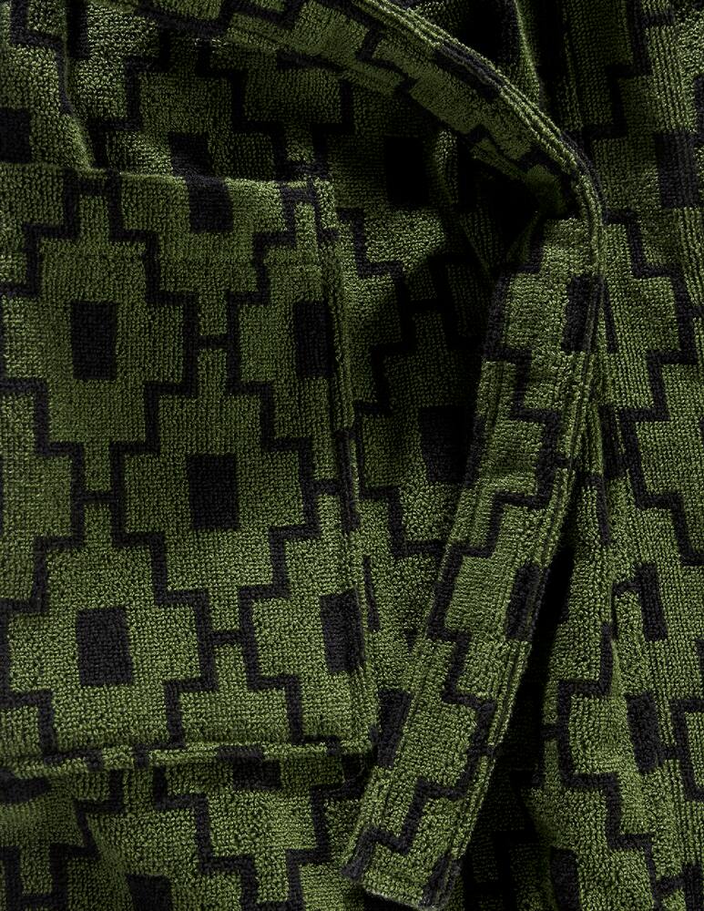 rinascente Oas Bathrobe   The Machu Pichu Robe S/M - Green