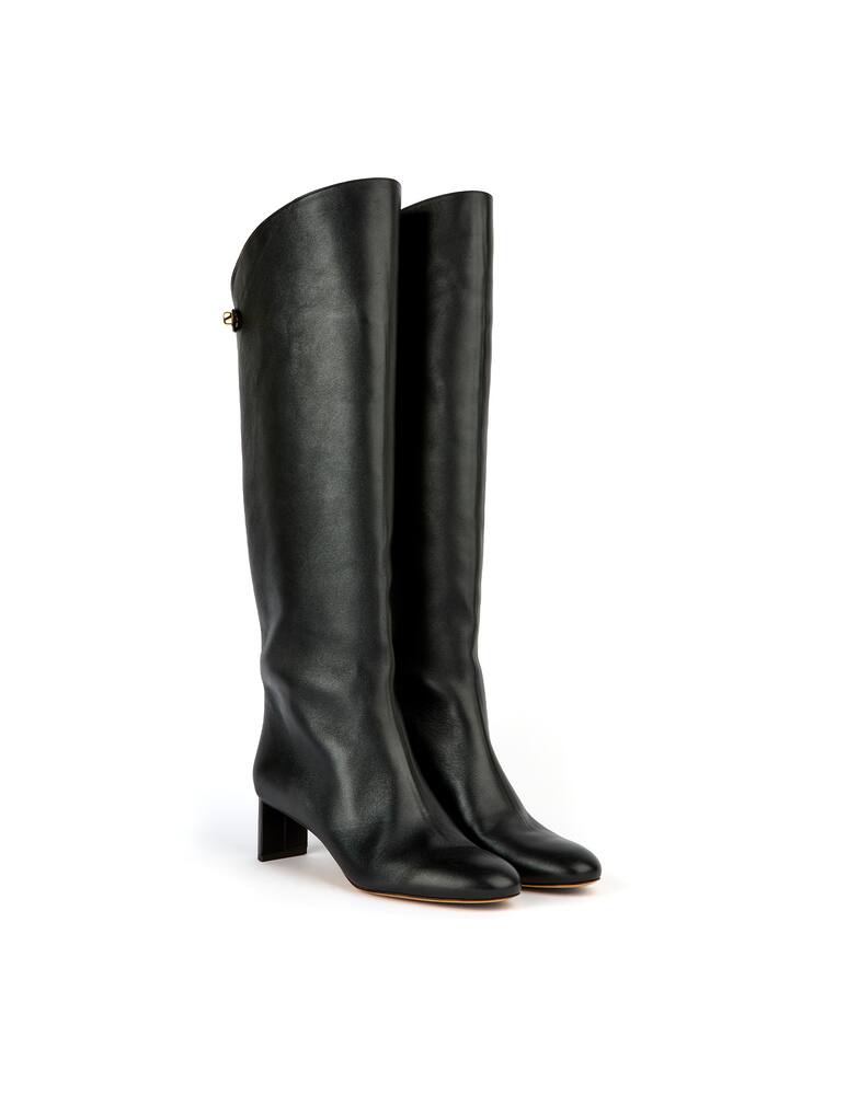 rinascente Maison Skorpios Adry mid heel nappa boots - black