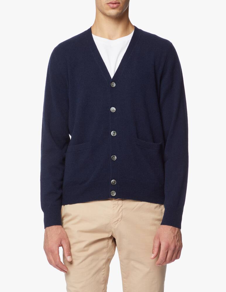 rinascente Pure Cashmere Cardigan scollo a v con bottoni in cashmere