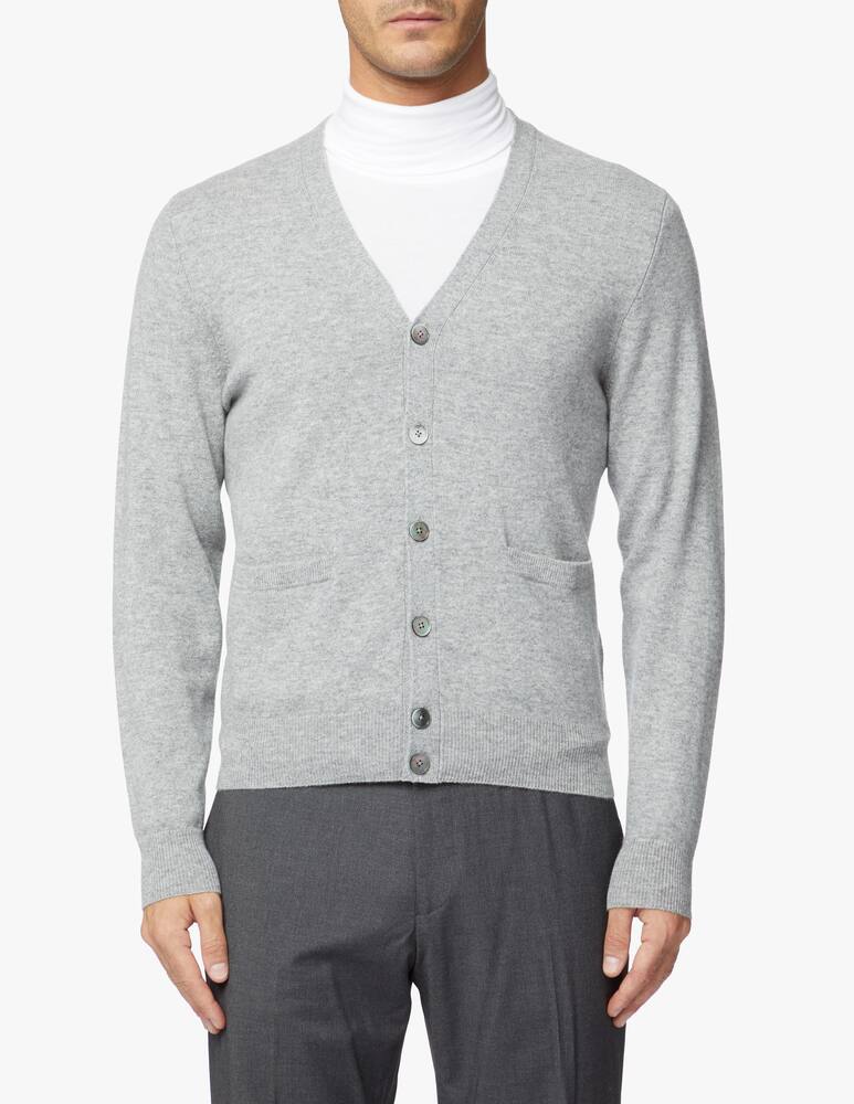 rinascente Pure Cashmere Cardigan scollo a v con bottoni in cashmere