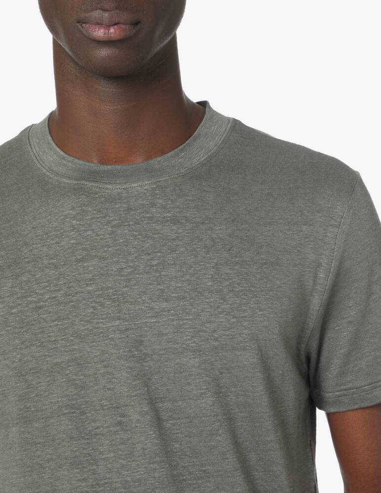rinascente Fedeli Linen flex t-shirt - green