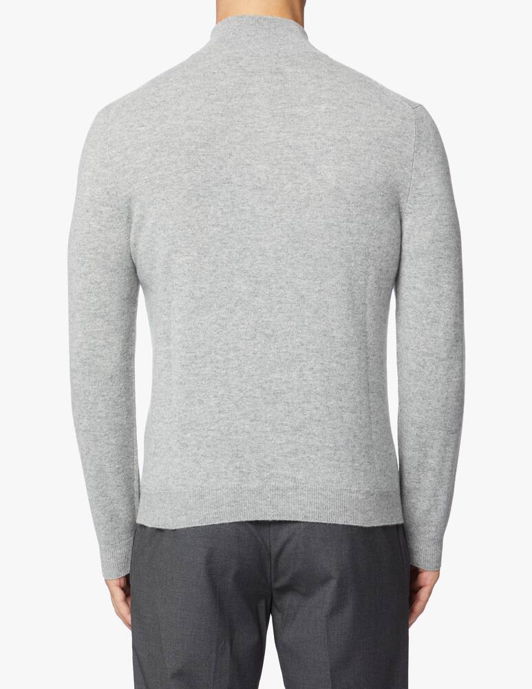 rinascente Pure Cashmere Half zip jumper in cashmere
