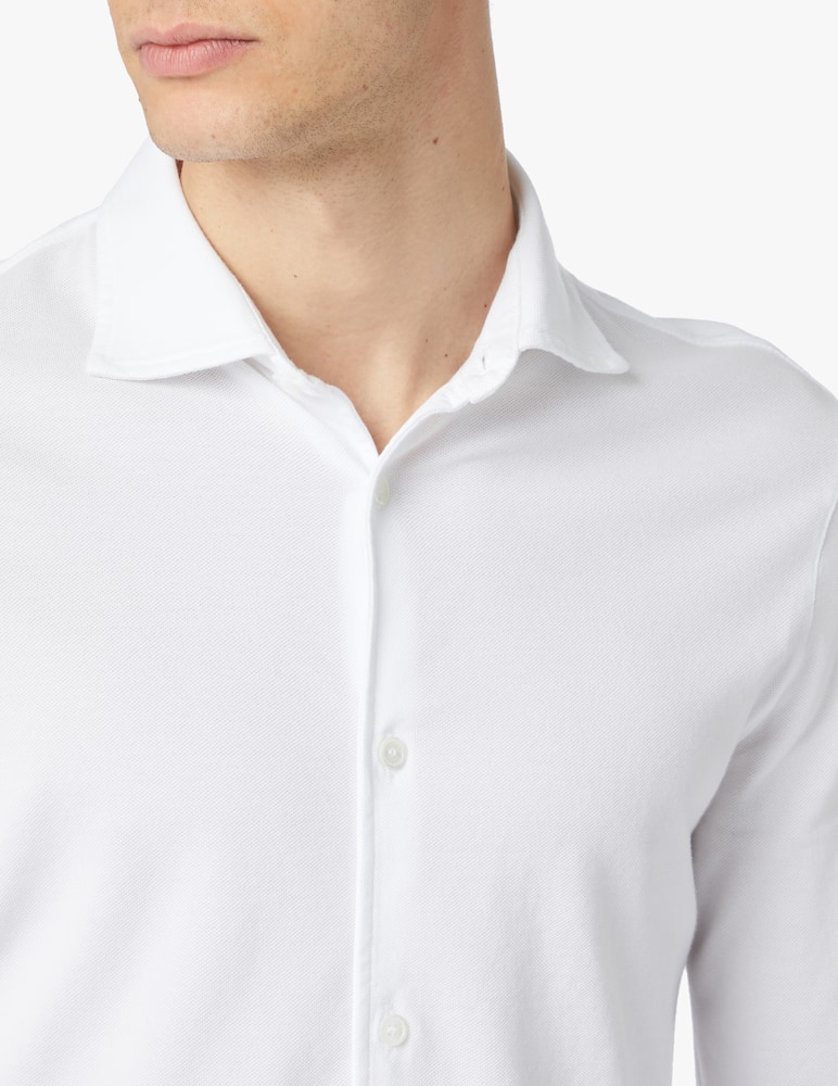 rinascente Fedeli Polo manica corta in cotone - bianco